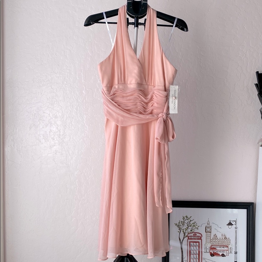 Maggy London Halter Midi Dress